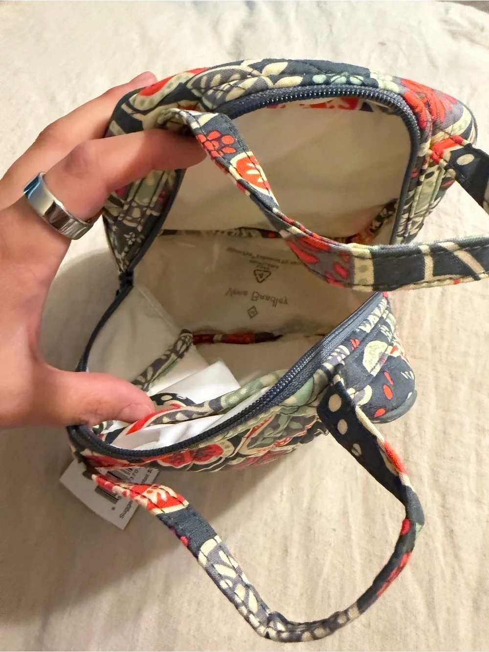 Vera Bradley Floral Quilted Lunch Bag